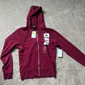 NWT Men’s Nike burgundy hoodie mens size small